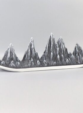 新中式博古架饰品书摆件现代间形房山样板房工艺品创意树脂软装