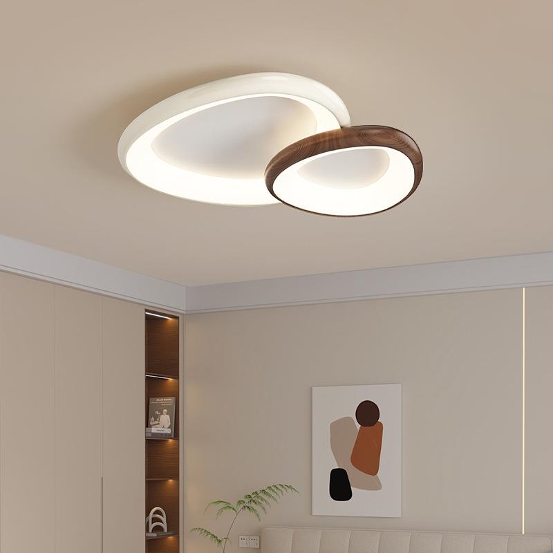 鹅卵石客厅灯2025年新款撞色复古吸顶灯大厅灯中古风卧室灯具灯饰 - 图2