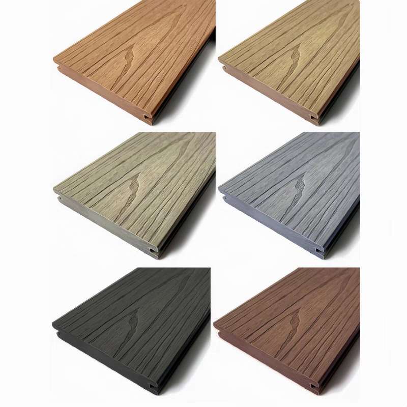 二代共挤实心木塑地板户外防水塑木地板别墅庭院花园露台防腐地板 - 图1