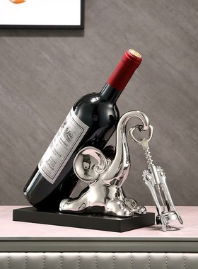 轻奢红酒架摆件高档电视s柜酒柜装饰品现代家居客厅玄关经典餐边