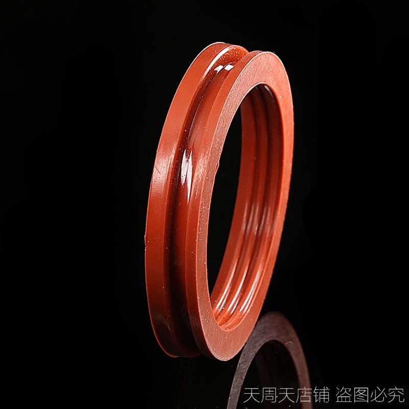 Solar sealing ring silicone ring solar collector heating vacuum glass K glass tube sealing ring water heater waterproof