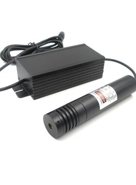440nm5000mw超高亮度可调焦距蓝光点状激光器一字/十字定位灯模组