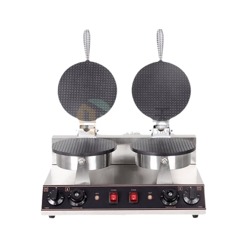 红天商用雪糕皮机电热跨境商业薄脆鸡蛋卷机器冰淇淋脆皮蛋筒机 - 图3