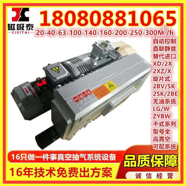 榆林飞越VAL单级旋片真空泵VSV-022/028 单级真空泵 0.75KW负压泵 - 图0