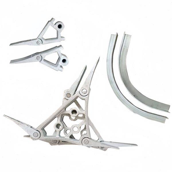 屠宰厂设备配件 牛羊滑轮道岔滑道叉担挡档吊架 双三弯轨扣脚链,淘宝优惠券,粉丝福利购,淘宝优惠卷