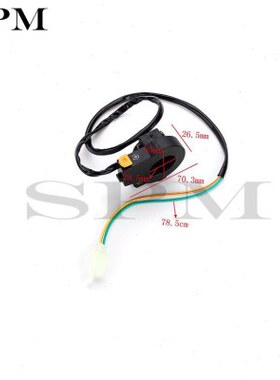 Motorcycle Hand Grips Throttle Cable Kill Switch Set For 49c