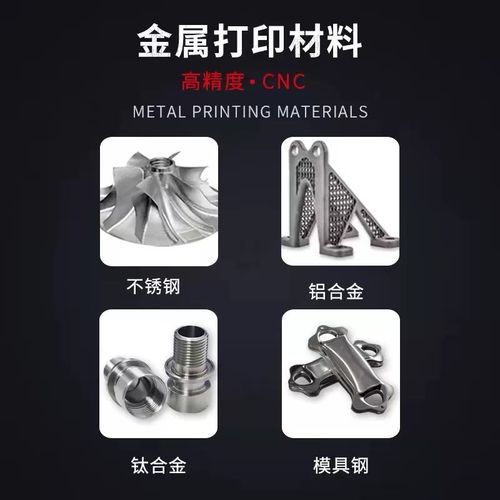金属3d打印服务工业级SLM高精A度不锈钢铝合金CNC模型定制手板打 - 图1