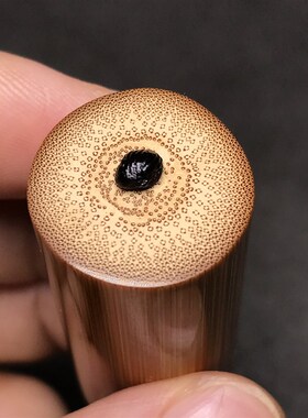 高密度红皮老料实心竹手把u件挂件 文玩老玉竹手把件实心玉竹挂件