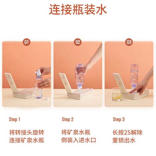 美国卓朗即热式饮水机台式桌面饮水器小型便携式开水机即热开水机 - 图2