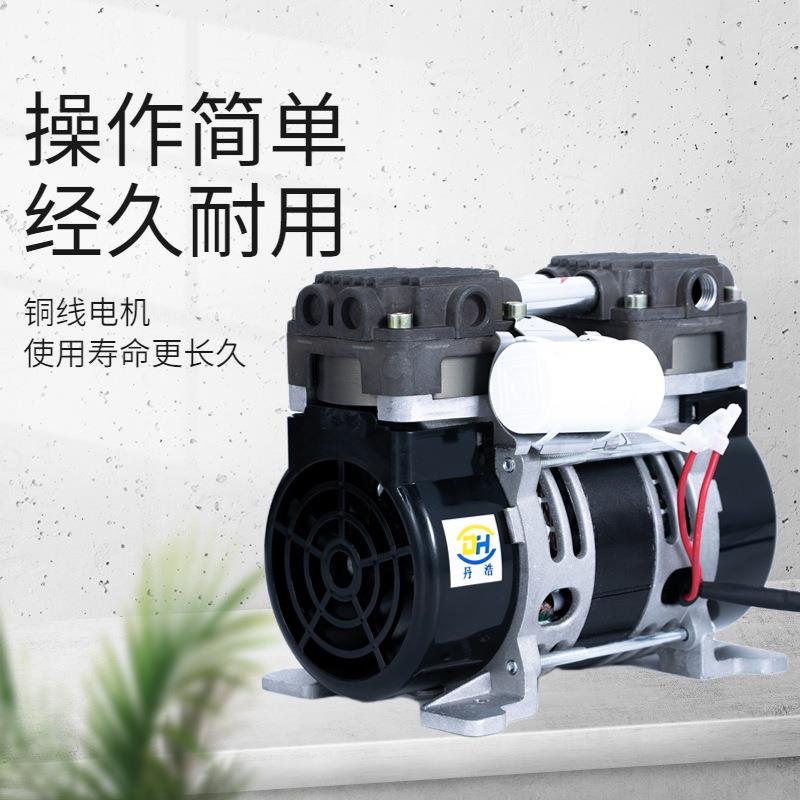 无油空压机头230W活塞机头大流量制氧机用小型静音空气压缩机泵头 - 图0