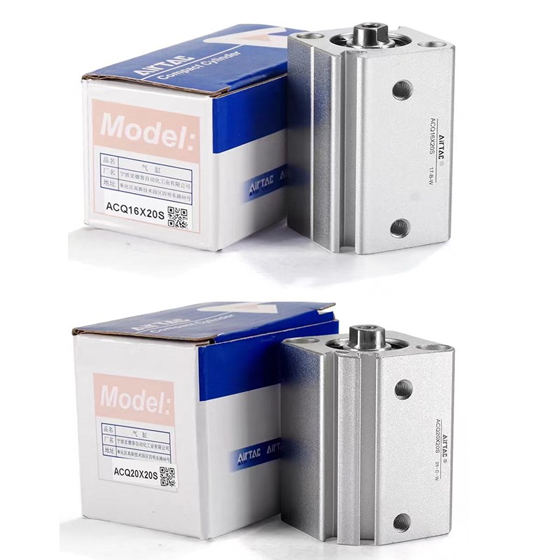 亚德客ACQ12X5S 16X10 32X15X20X25EX30/63X40X50X80X75S薄型气缸 - 图3