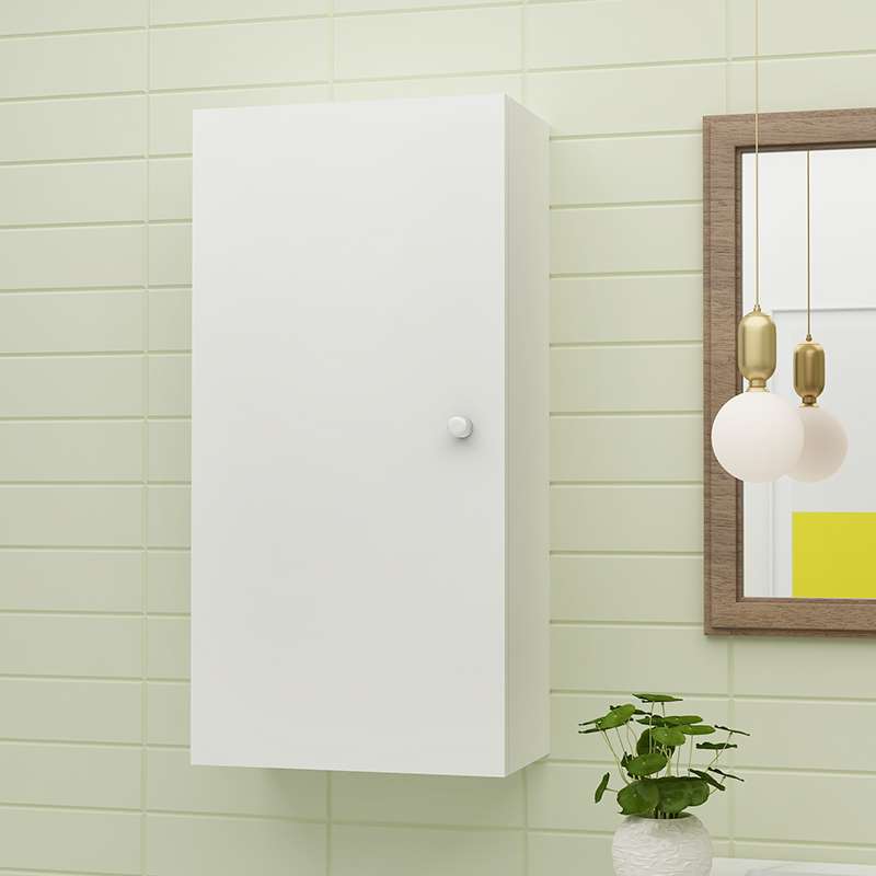 L7卫生间小吊柜镜边柜墙壁柜薄储物柜洗漱台装饰柜墙上置物收纳柜 - 图2