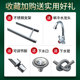 Thickened stainless steel pool sink single double three platform pool household commercial dishwashing wash basin disinfection