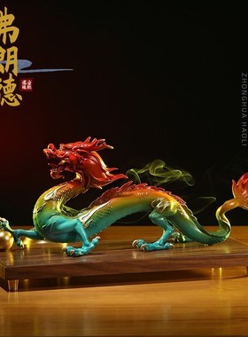 高档全铜龙摆件客厅m玄关青龙工艺品店铺开业生意兴隆礼品装饰领