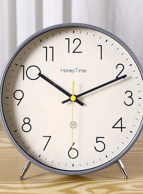 座钟表摆件客厅摆台式家用坐钟桌面时钟学生简约摆放式大台钟摆钟