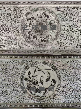 仿古石雕青石浮雕地雕五福壁画刻字门头牌匾大理石窗花镂空影壁墙