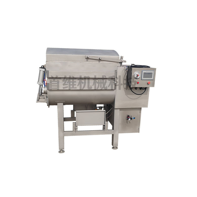 全自动牛肉双绞龙拌馅机 750型肉类真空拌馅机 鱼糜火腿肠拌料机,淘宝优惠券,粉丝福利购,淘宝优惠卷