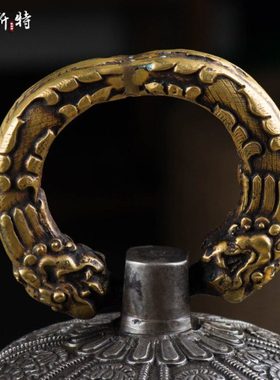 金刚铃居家供具尼泊尔手工艺品铜八吉祥惊鸟铃挂饰风铃挂钟