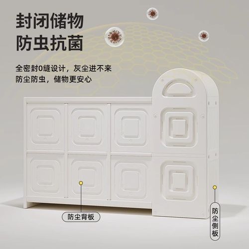 儿童玩具收纳柜宝宝分类置物收纳架子喂养台衣柜一体太空舱储物柜 - 图3