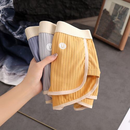 纯夏季新款男士内裤宽松透气男生裤衩E男款四角裤男式平角裤棉202 - 图3