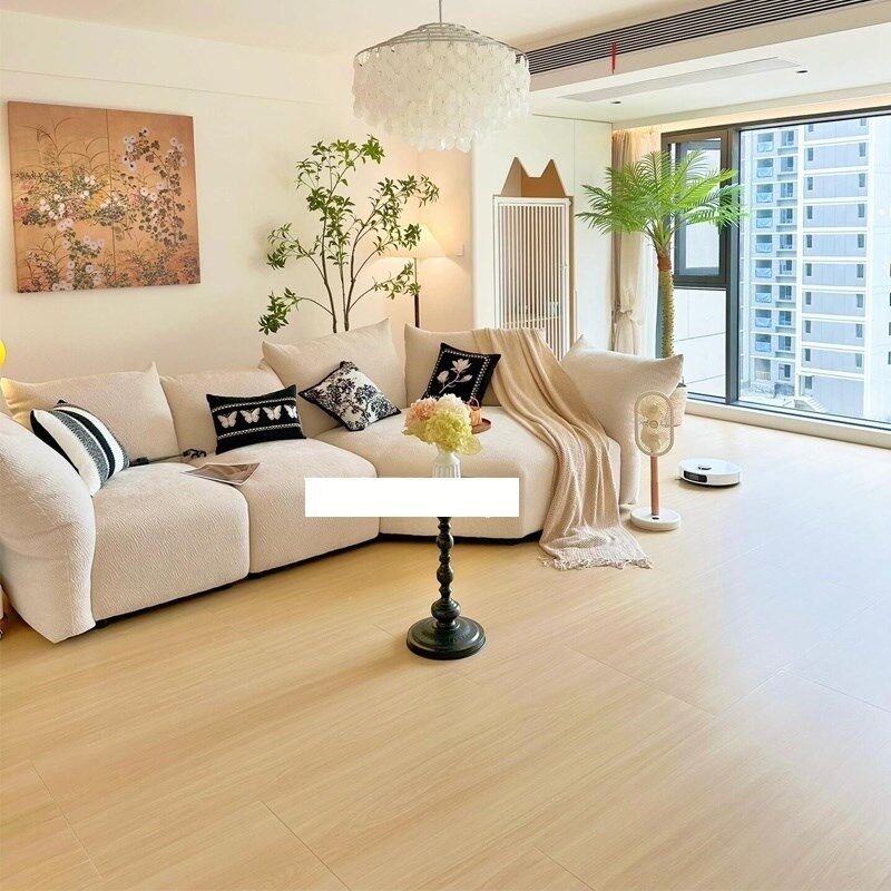 原木风客厅大板地砖750x1500卧室木纹砖仿实木全瓷地板砖柔光瓷砖 - 图1