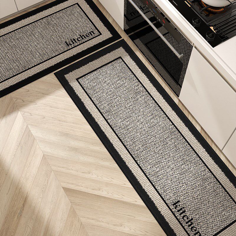 2025 new no-care long strip carpet kitchen special floor mats kitchen floor mats non-slip and oil-proof wipeable and washable