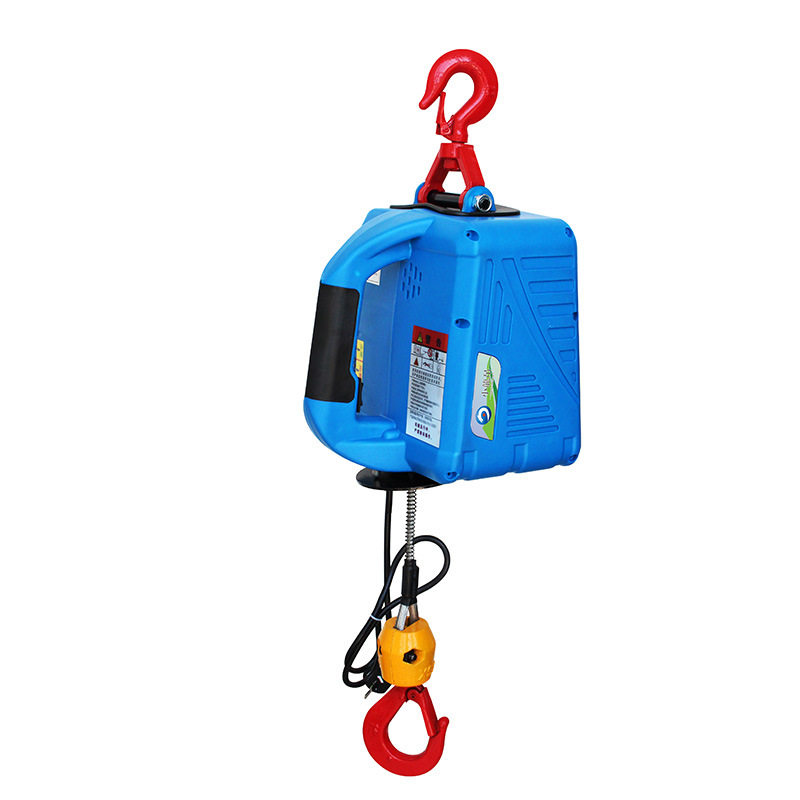 外贸 便携葫芦220v微型家用电动葫芦线控钢丝绳便携式牵引葫芦,淘宝优惠券,粉丝福利购,淘宝优惠卷