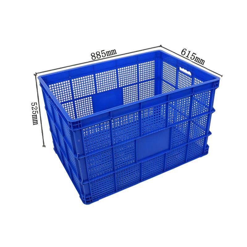 黑色转刹车AGY轮料加筐快塑递物流中转收纳筐厚熟胶框黑色轮服装,淘宝优惠券,粉丝福利购,淘宝优惠卷