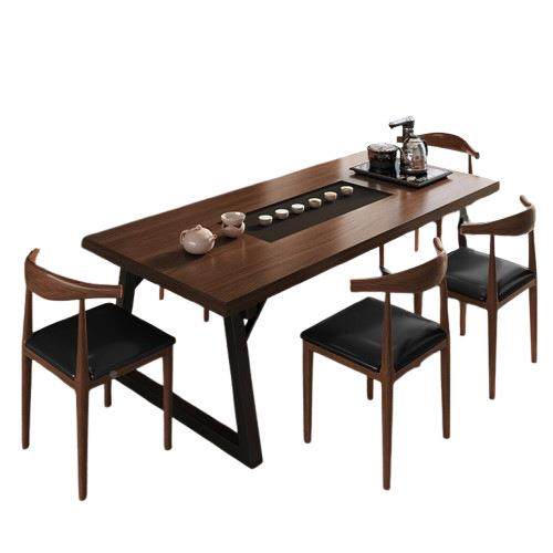 新一中茶桌椅组合嵌入式仿石茶盘体实式木色茶桌茶几办公室无品牌,淘宝优惠券,粉丝福利购,淘宝优惠卷