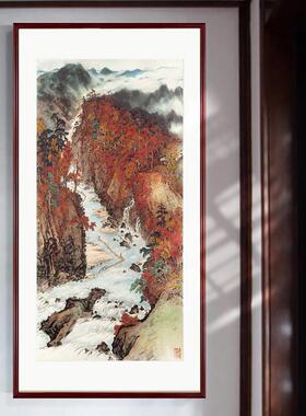 新中山GH2447客厅装饰式画入户玄关走廊壁画水公国画办室书房茶室