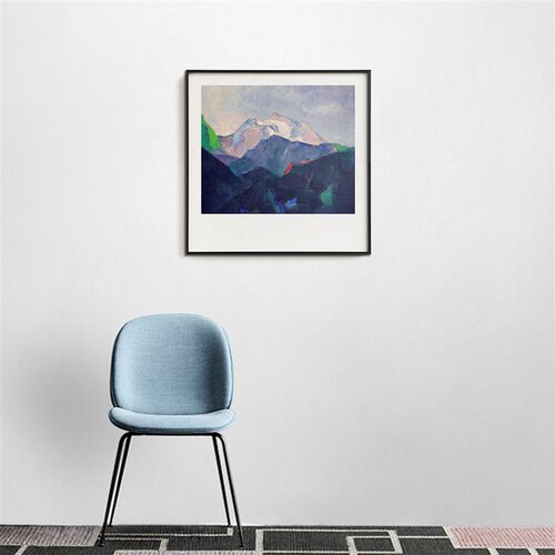 艺术不够现代色块抽象风景装饰画客厅书J房墙壁壁画样板房入口挂 - 图0