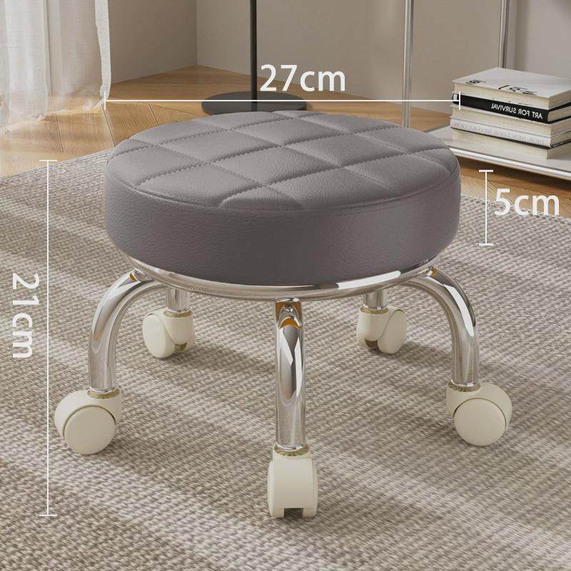 童矮凳美缝家用静音万向轮小凳子带娃儿滑轮学步带轮擦地网红新款,淘宝优惠券,粉丝福利购,淘宝优惠卷