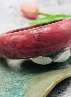 孔雀辉蔷薇饰品天然手镯手链直播水晶海蓝宝石