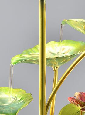 水轮F9675JH5流水生财环水摆循件装饰风客厅玄景观乔迁新关居开业