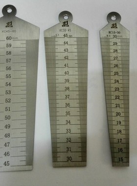 厂家供应不锈钢孔尺楔型塞尺机械行业电力测O量孔尺间隙孔径内径