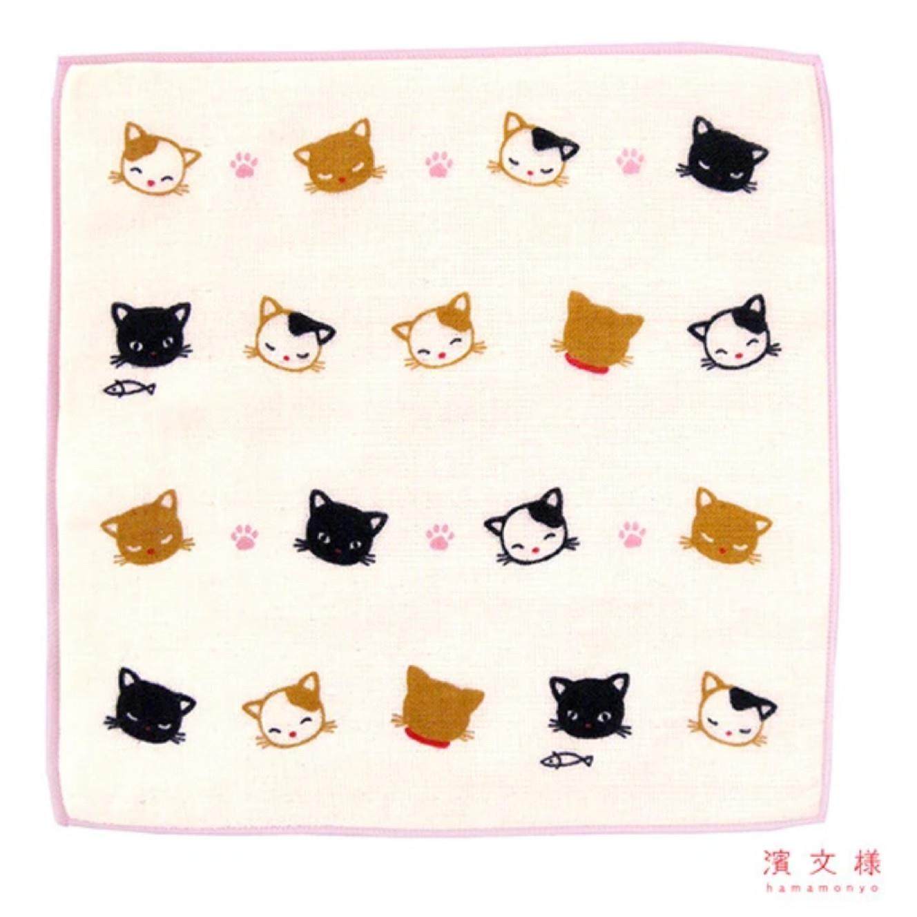 【现货】日本进口 hamamonyo滨文样 婴童纯棉纱布毛巾手帕 口水巾,淘宝优惠券,粉丝福利购,淘宝优惠卷