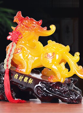 招财貔貅摆件聚财皮丘高s档办公室老板桌客厅前台装饰店铺开业礼
