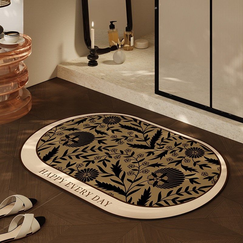 硅藻泥吸水浴室地垫卫生间门口洗手间厕所地毯进门入户防滑脚垫子,淘宝优惠券,粉丝福利购,淘宝优惠卷