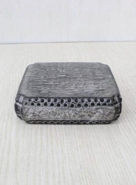 山西桌面摆件11厘米方形鼓一对