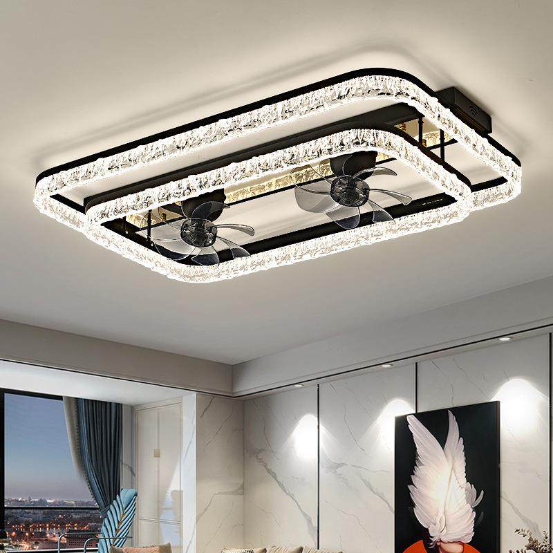 意式轻奢创意冰具纹客厅吸顶灯三色70变光光全谱护眼全屋灯风扇裂,淘宝优惠券,粉丝福利购,淘宝优惠卷