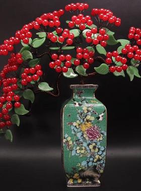 2025紫水晶发财树黄水晶摇钱树家居摆件客厅玄Q关酒柜店铺开业乔