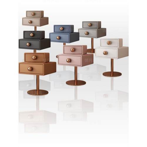 油风方糖床头柜简约诧现代奶女创意寂风LXZ儿童男孩孩粉色床头柜 - 图0