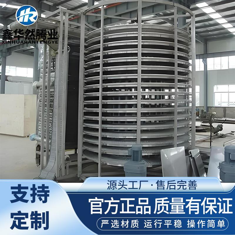 速冻肉类油炸食品快速冻结大产量速冻馄饨饺子春卷双螺旋式速冻机 - 图0