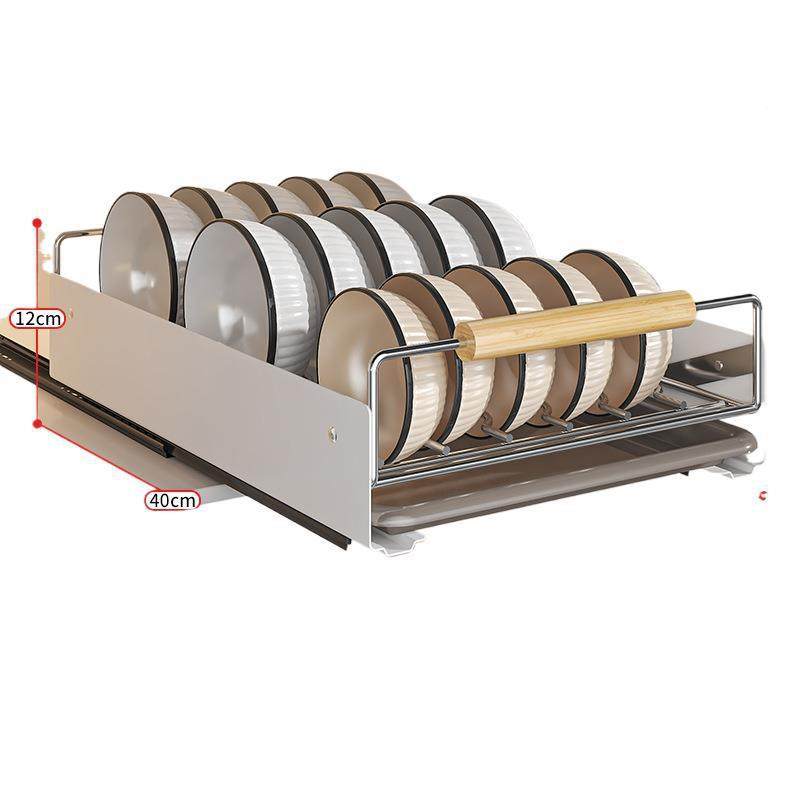 锈钢碗P6786M96碟收纳架抽厨房橱拉柜内置物架屉式篮抽拉碗柜不盘,淘宝优惠券,粉丝福利购,淘宝优惠卷