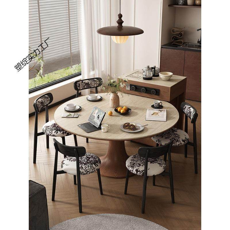 岛餐一体家用可UQT茶分离式多功能圆桌厨房移动倒台岩板桌台中岛桌台,淘宝优惠券,粉丝福利购,淘宝优惠卷