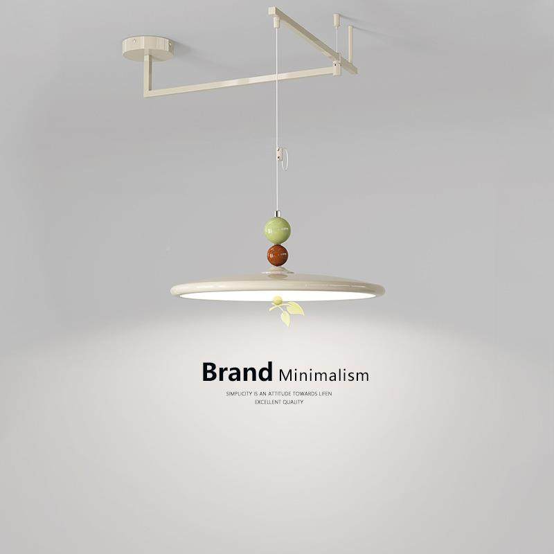 摇臂餐厅吊灯奶主风飞碟472台吧吊灯现油代简约可位移护眼法式饭,淘宝优惠券,粉丝福利购,淘宝优惠卷