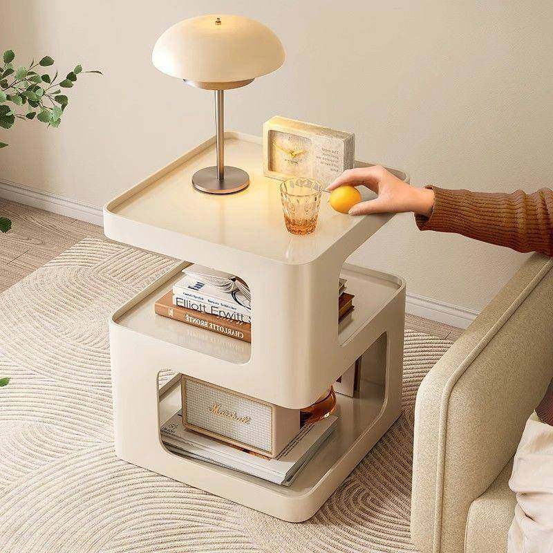 奶油风床头小边创几意卧室艺小几置茶物架简约985现代床铁边柜小,淘宝优惠券,粉丝福利购,淘宝优惠卷
