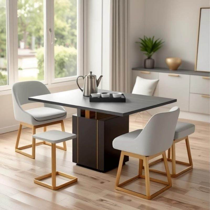 OSA代简约岩椅板茶桌组合轻奢阳台办公室小茶几石板现茶台烧一水,淘宝优惠券,粉丝福利购,淘宝优惠卷