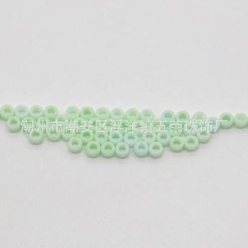 WRZ-34盘珠饰品辅HRA料电璃脑机绣绣珠连线珠璃米珠机玻玻散珠 - 图2