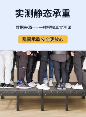 ?折床单床床家用成人QDC简易床双人床人1米2叠宿舍出租房硬板床铁
